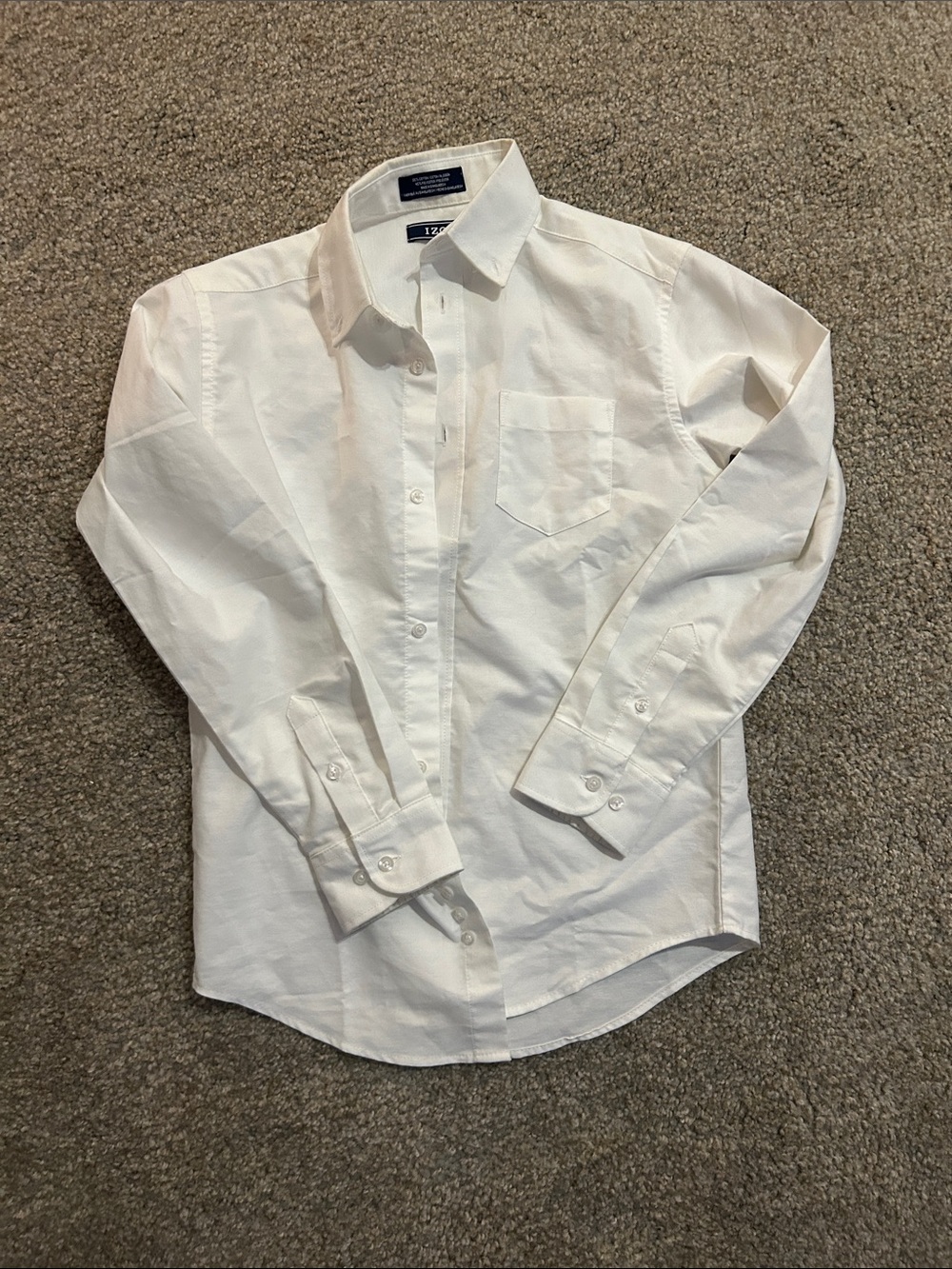 Classic White Boys Oxford Button-Down Shirt